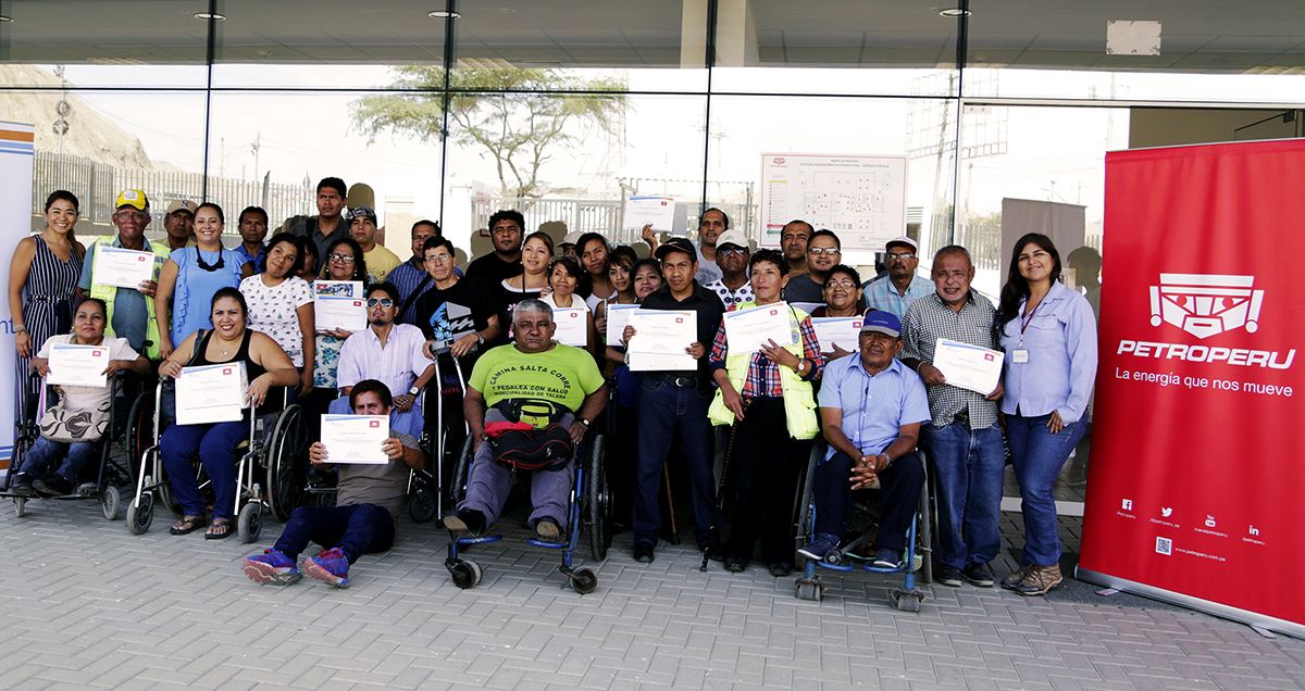 PETROPERU apoya el fortalecimiento de capacidades laborales a personas con habilidades diferentes