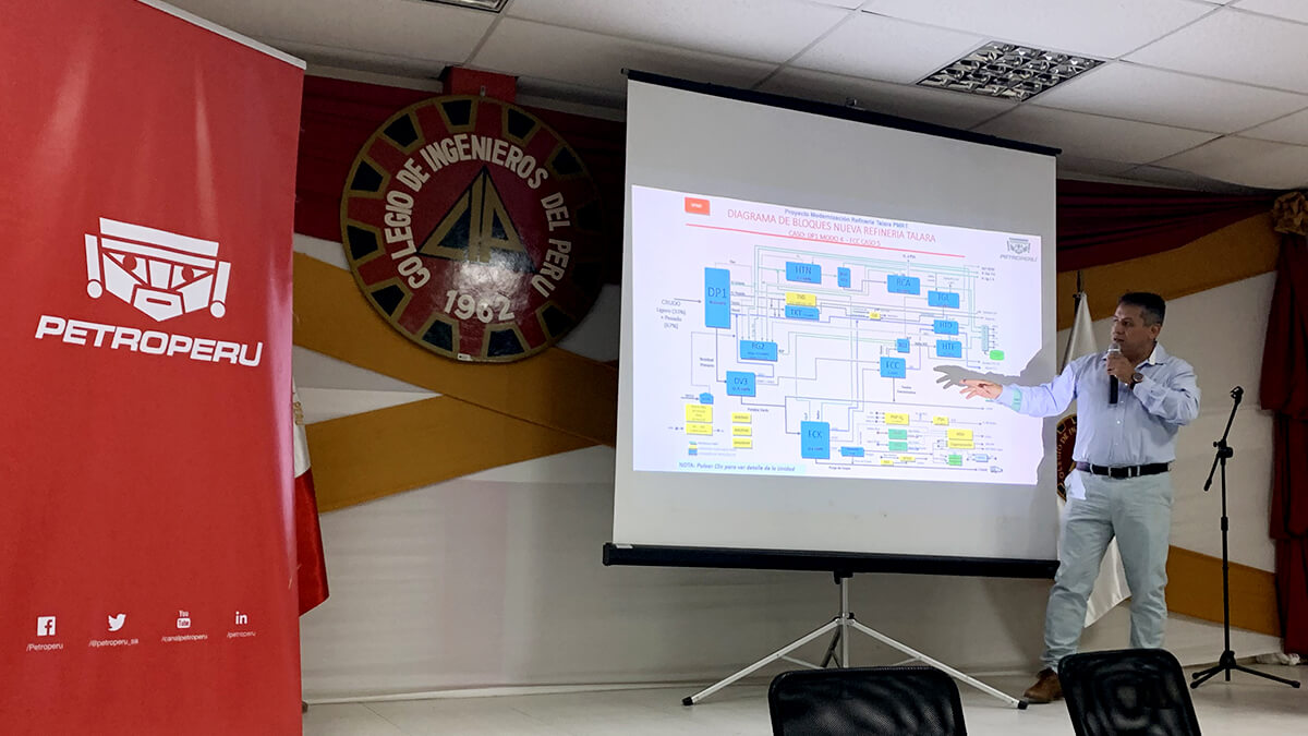 Avances en construcción del PMRT fueron presentados en Colegio de Ingenieros de Talara
