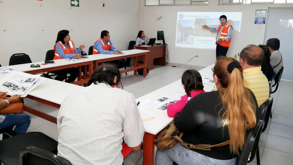 CCMSA difunde resultados de monitoreos ambientales del PMRT