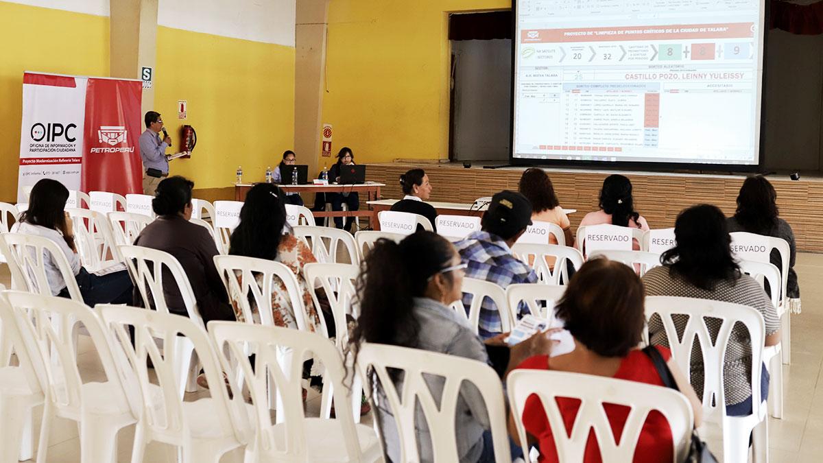 Se preseleccionaron 600 talareños para la limpieza de puntos críticos