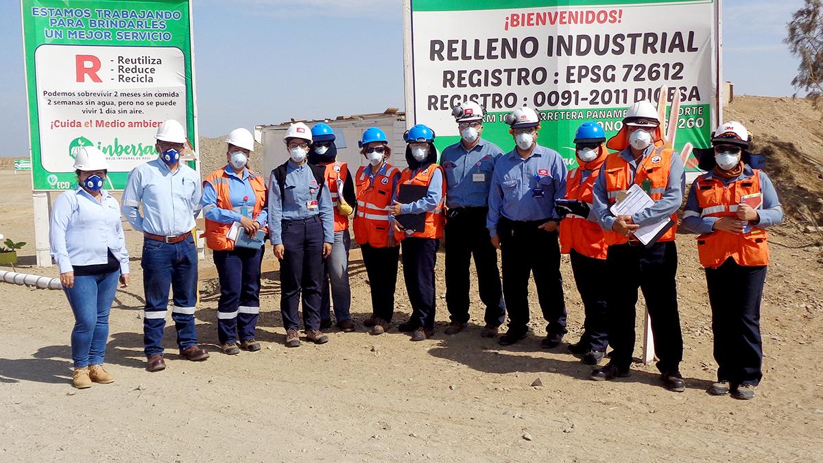 CCMSA realiza visita guiada a relleno sanitario