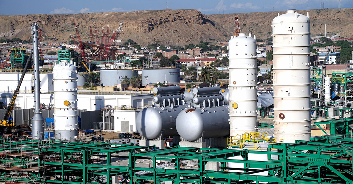 Construcción de Nueva Refinería Talara registra un avance superior al 95%