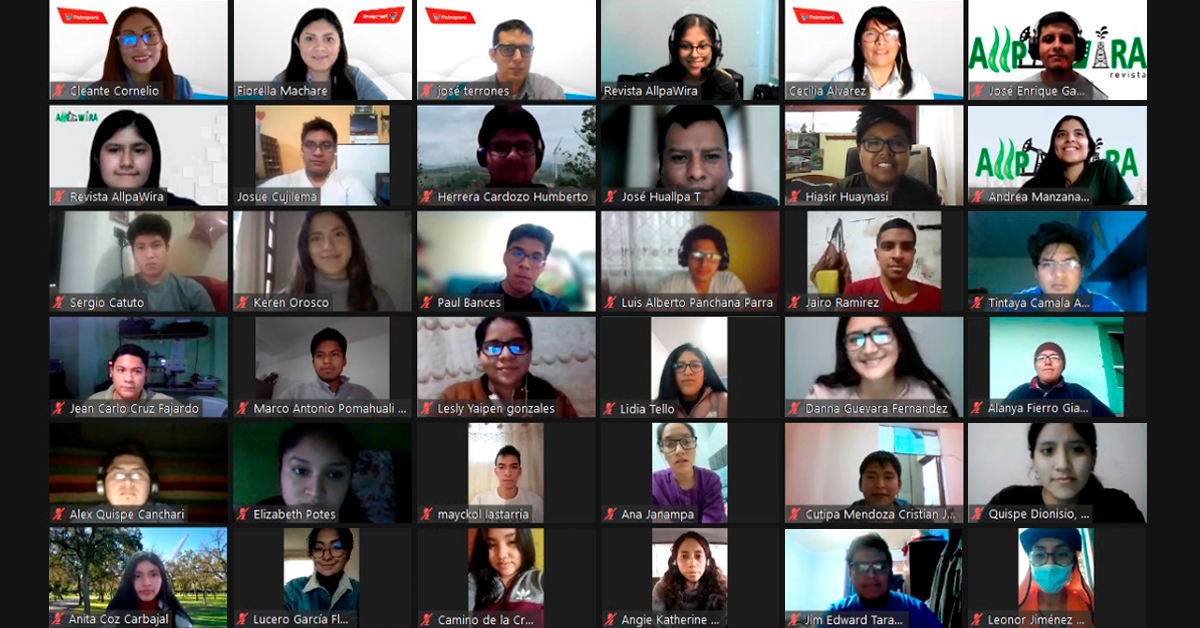 Estudiantes de la UNI hicieron recorrido virtual por la Nueva Refinería Talara de PETROPERÚ