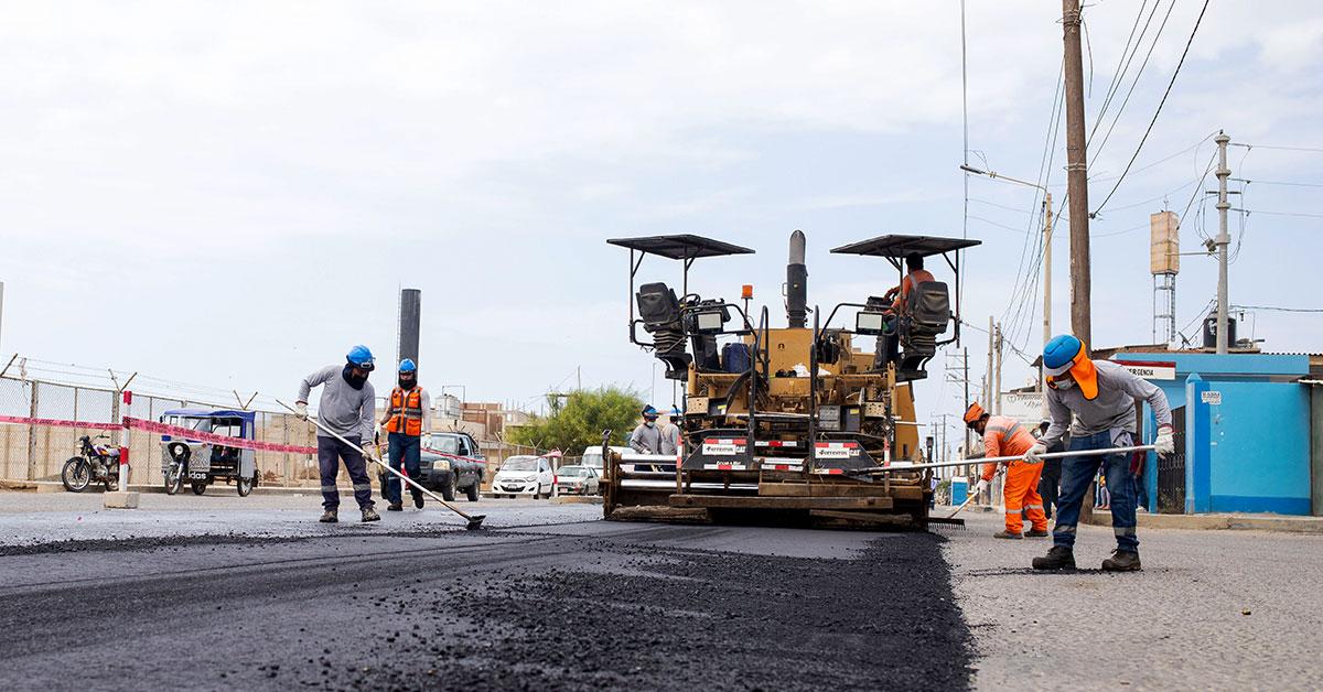 Mantenimiento de la segunda etapa de la vía del Cono Norte registra un avance del 80%