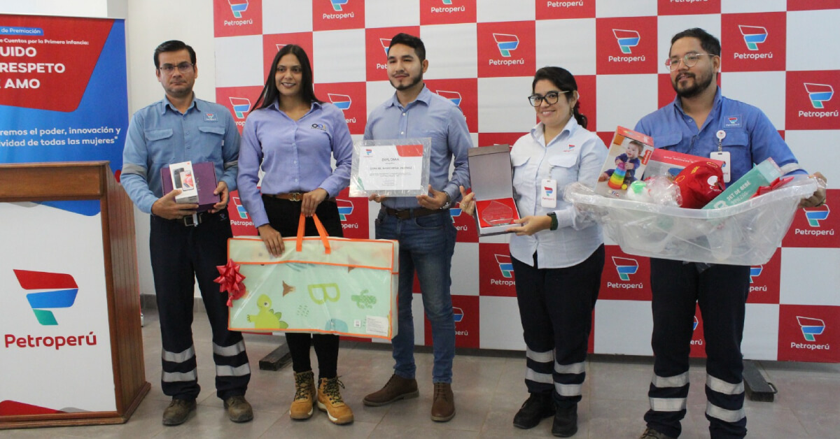 Petroperú premia a ganadores de concurso de cuentos
