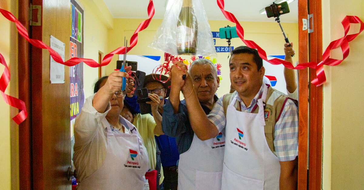 Petroperú implementa comedor en beneficio de personas con discapacidad